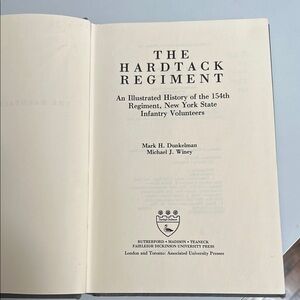 The Hardtack Regiment Book by Mark H. Dunkelman and Michael J. Winey